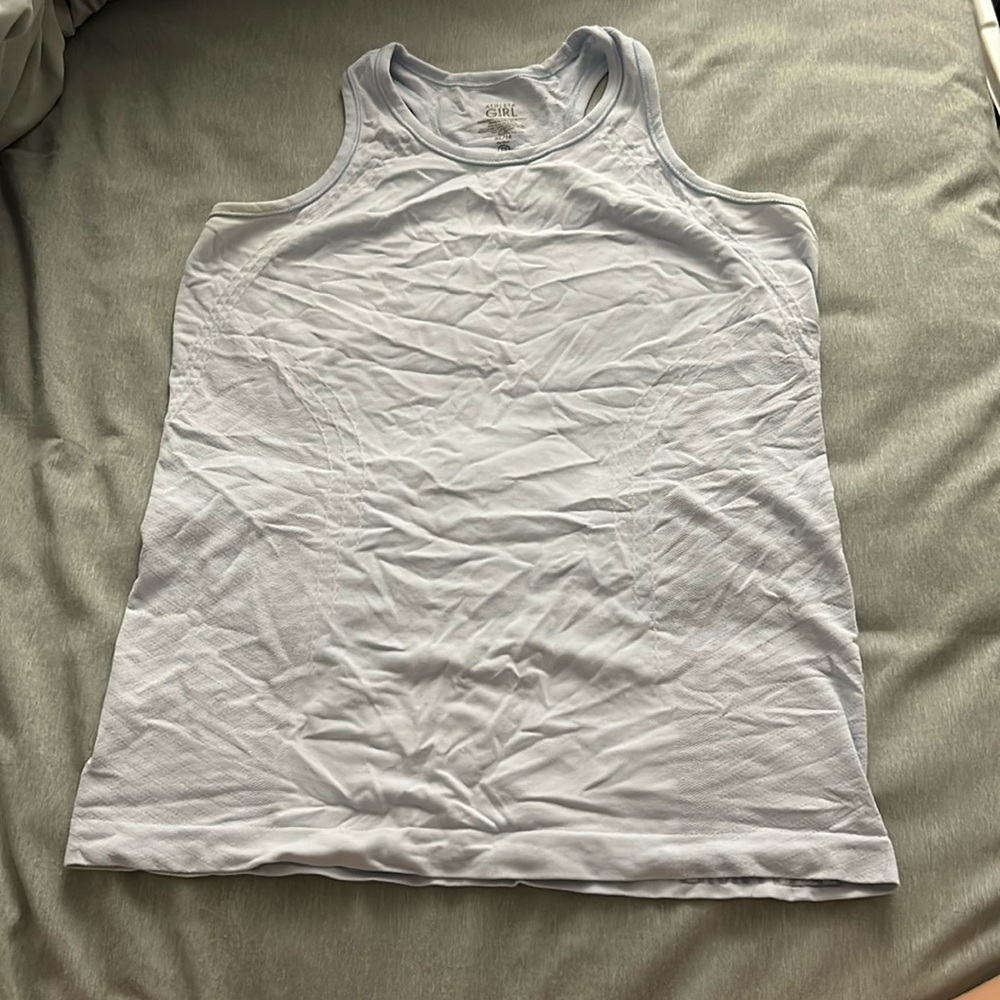 Blue athleta girl tank